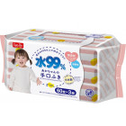 Baby wet hand and face wipes Lec.Be 99% 180pcs (60x3)