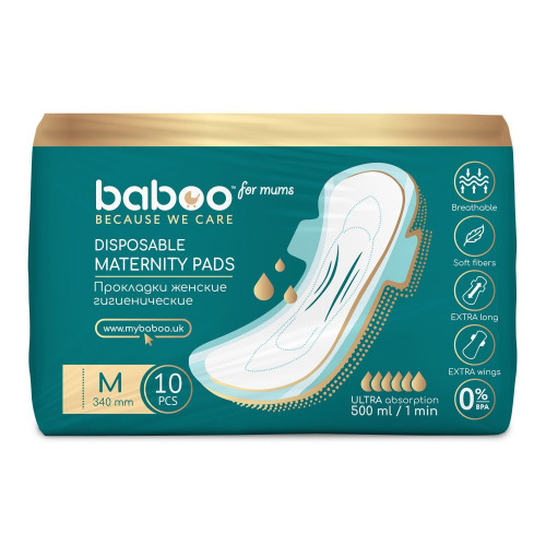 Baboo 2109 Disposable maternity pads 10pcs