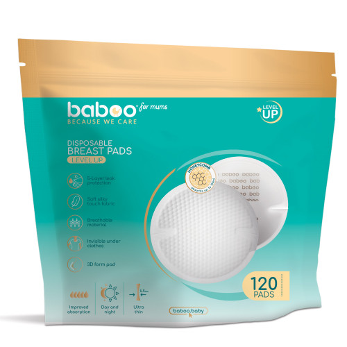 Baboo 2111 Disposable nursing breast pads 120pcs