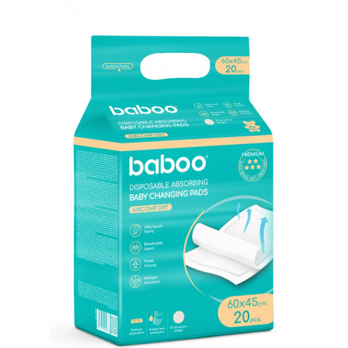 Baboo Disposable changing pads 60×45cm 20pcs