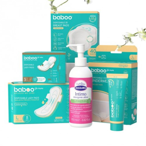 Baboo Postpartum care set for moms, size L