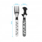 BabyOno 1065/01 Stainless steel spoon and fork