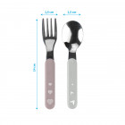 BabyOno 1065/02 Stainless steel spoon and fork