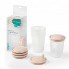 BabyOno Breast milk and baby food storage containers 4pcs