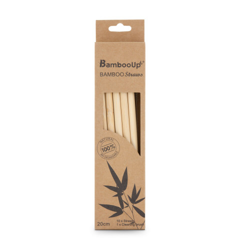 BambooUp Straws with a brush