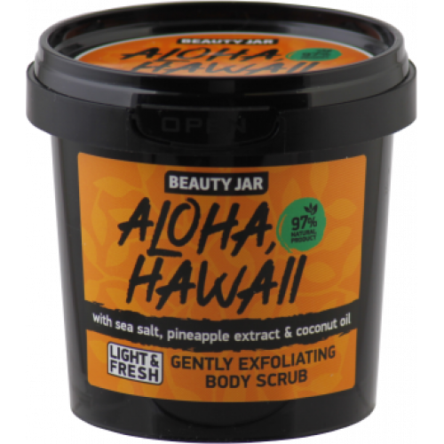 Beauty Jar "Aloha, hawaii''-gently exfoliating body scrub 200g