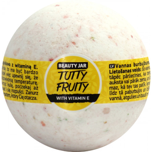 Beauty Jar "Tutty Fruity''-бомбочка для ванны с витамином Е 150г