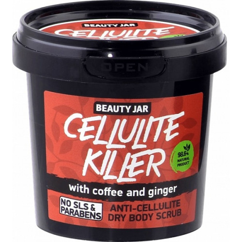 Beauty Jar  "Cellulite killer"-антицеллюлитный сухой скраб для тела 150г