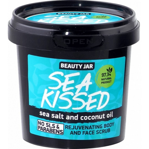 Beauty Jar "Sea kissed"-омолаживающий скраб для тела и лица 200г
