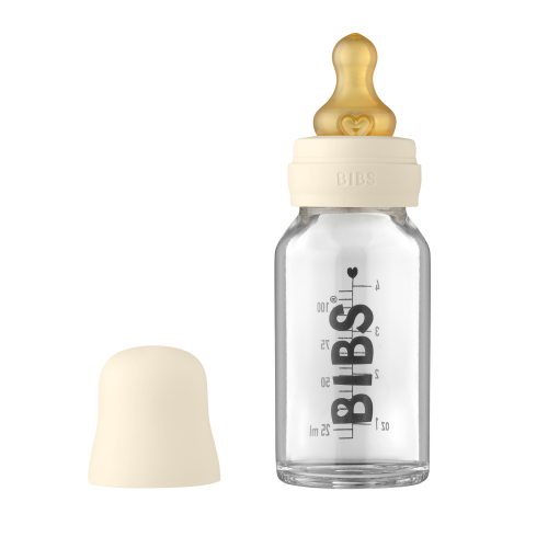 Bibs Baby glass feeding bottle 110ml.