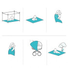 BIBS Baby Muslin swaddle