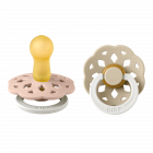 Bibs Boheme Pacifier made of 100% natural rubber 0-6 months (2 pcs.)