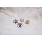 Bibs Boheme Pacifier made of 100% natural rubber 0-6 months (2 pcs.)