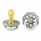 Bibs Boheme Pacifier made of 100% natural rubber 6-18 months (2 pcs.)