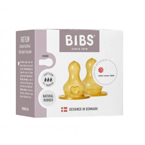 Bibs Fast flow nipples 2pcs