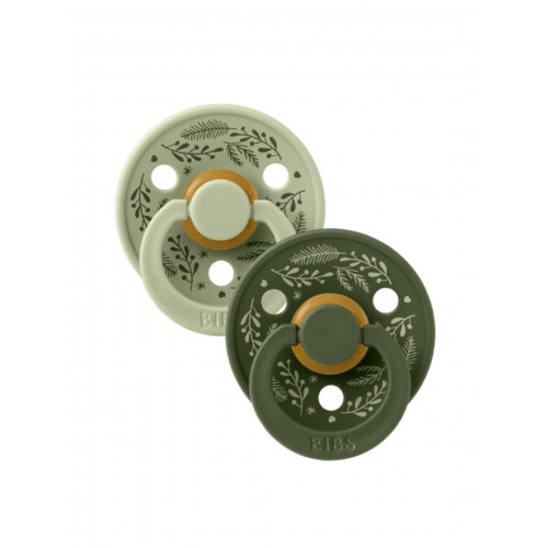 BIBS Retro Colour Пустышка из натурального каучука 6-18м 2шт