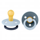 BIBS Studio Colour Пустышка из натурального каучука 0-6м 2шт