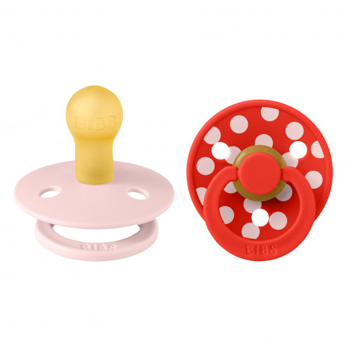 BIBS Studio Colour  Natural rubber pacifier 0-6 months 2pcs 