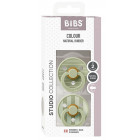 BIBS Studio Colour  Natural rubber pacifier 6-18 months 2pcs 