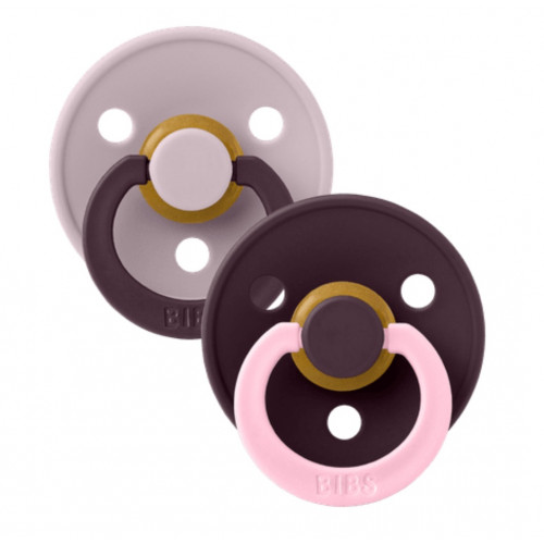 BIBS Studio Colour Natural rubber pacifier 6-18 months 2pcs