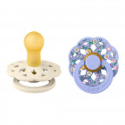 BIBS x Liberty Boheme Natural rubber pacifier 0-6 months 2pcs