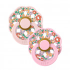 BIBS x Liberty Boheme Natural rubber pacifier 0-6 months 2pcs