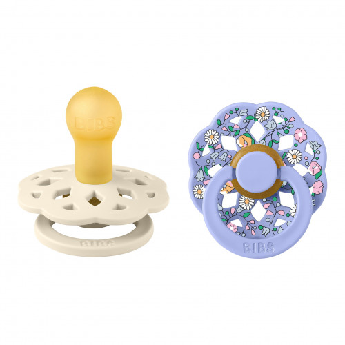 BIBS x Liberty Boheme Natural rubber pacifier 0-6 months 2pcs