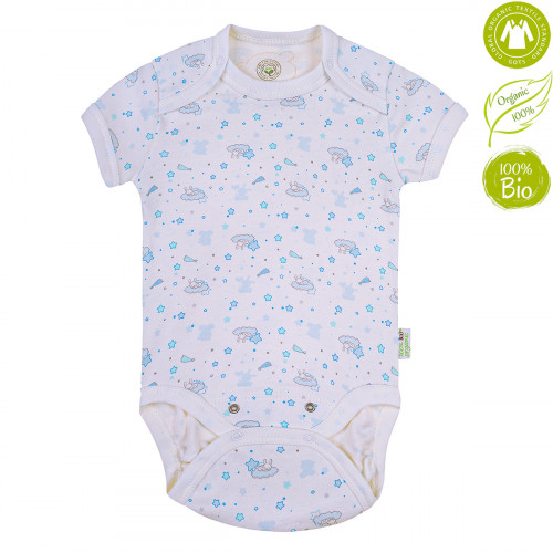 Bio Baby Organic baby bodysuit with short sleeves
