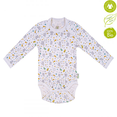 Bio Baby Organic baby bodysuit with long sleeves