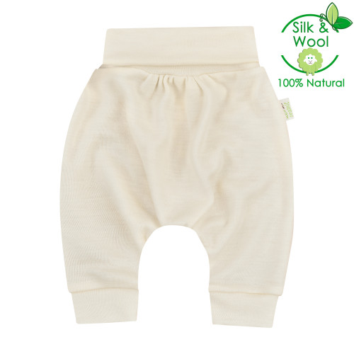 Bio Baby Детские штанишки с широким поясом из меринос шерсти