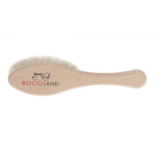 Bocioland BOC0533 Baby hairbrush with natural soft bristles