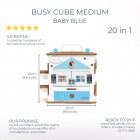 Boobo Toys Busy Cube Medium Blue for boys