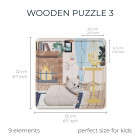 Boobo Toys House wooden puzzle