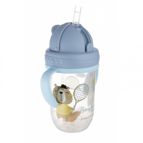 Canpol Babies 56/607 Непроливающая чашка с утяжеленной соломинкой
