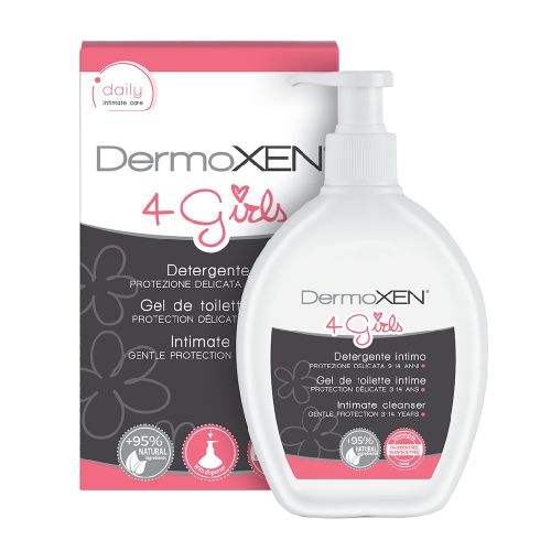 Dermoxen гель для интимной гигиены девочек от 3 до 14 лет 200мл