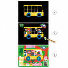 Djeco DJ00040  Scratch cards - Learning about vehicles