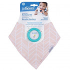 Dr. Browns AC127-P2 Bib with teething ring