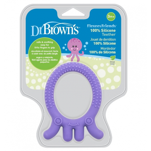 Dr.Browns TE006 Flexible silicone tooth massager - octopus