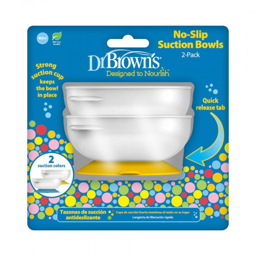 Dr.Browns TF019 No-Slip Suction Bowl