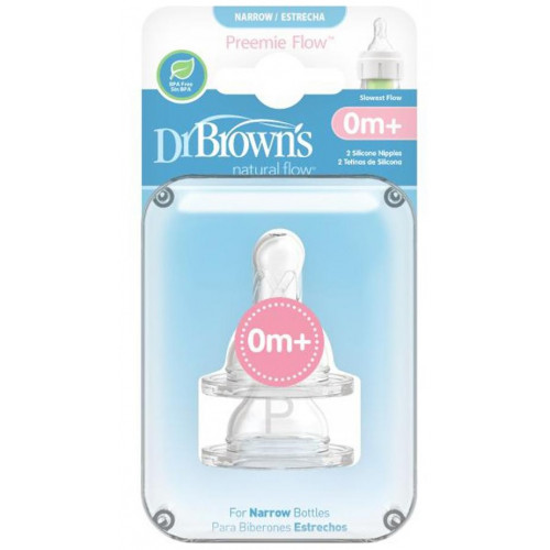 Dr.Browns 292 Silicone nipple for bottles 0m+