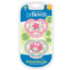 Dr.Browns PA22003 Glow in the dark silicone pacifier 6-12m.