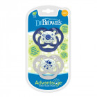 Dr.Browns PA22004 Glow in the dark silicone pacifier 6-12m.
