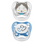 Dr.Browns PV22015-SPX Silicone pacifier 6-18 m. 2pcs