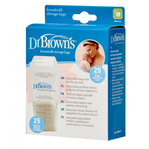 Dr.Browns S4005 Breast milk storage bags 25x180ml