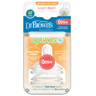 Dr.Browns WN1201 Silicone nipple for bottles 0m+