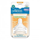 Dr.Browns WN4201 Silicone nipple for bottles 9m+