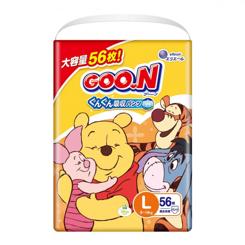 Goo.N Plus Disney Подгузники-трусики PL 9-14кг 56шт