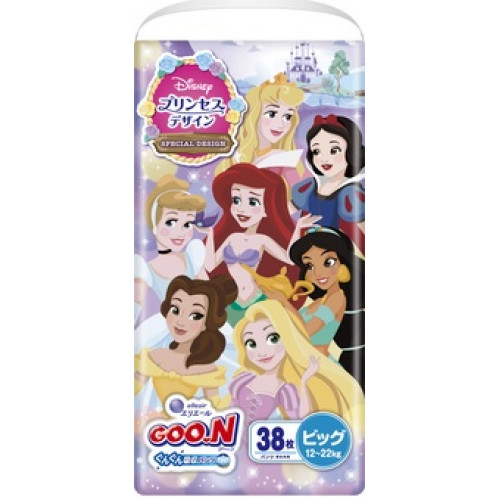 Goo.N Plus Princess Diapers-panties PBL 12-22kg 38pcs