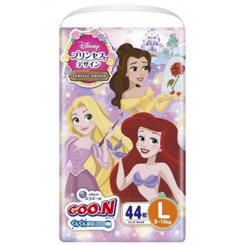 Goo.N Plus Princess Подгузники-трусики PL 9-14кг 44шт