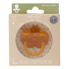 Hevea Round natural rubber pacifier 0-3 m.